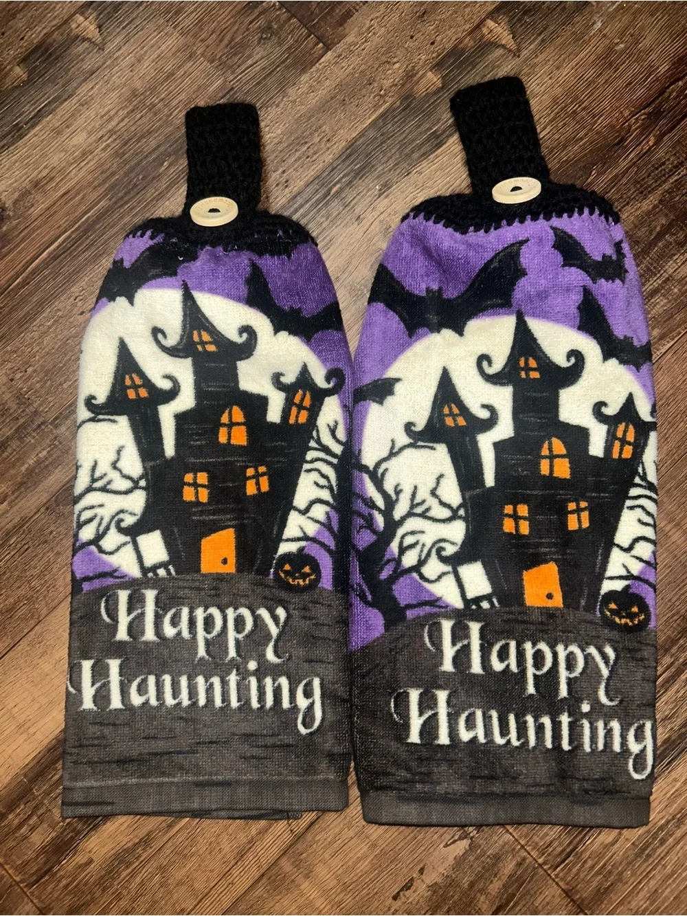 Happy Haunting Halloween Hanging Towel Set